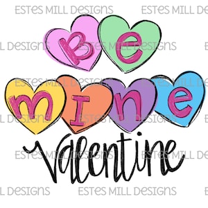 Sublimation design | Hand drawn | PNG digital download | Digital art | Hearts | Valentine
