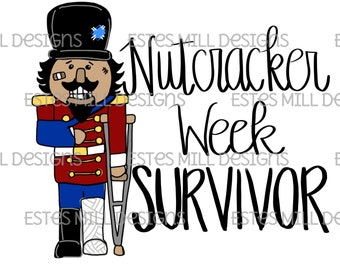 Sublimation design | Hand drawn | PNG digital download | Digital art | Nutcracker | Black Friday