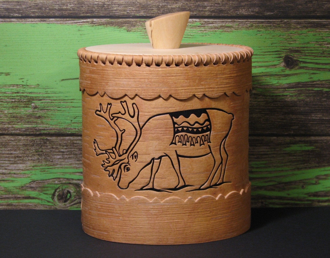 Box with a deer Etsy