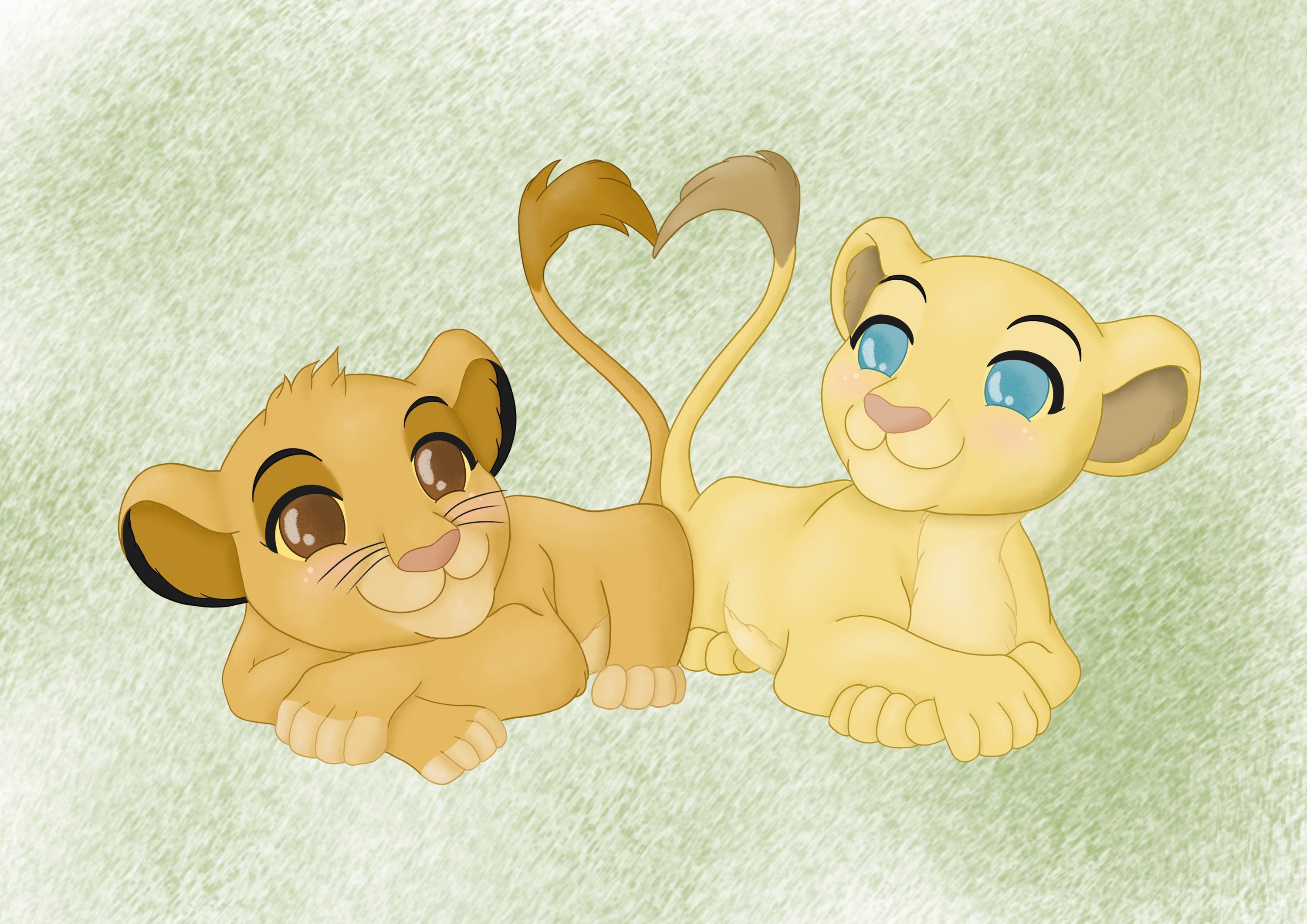 Simba and Nala - Etsy