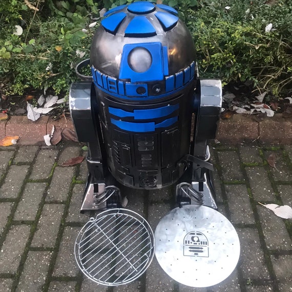 R2D2 Metal Art - Steel Sculpture - Pizza Oven - R2D2 Wood Burner