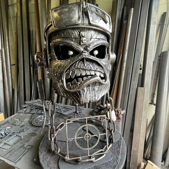 Aces High Eddie Wood Burner - Steel Sculpture - Eddie Fire Pit