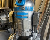 R2D2 Steel Sculpture - R2D2 Wood Burner - R2D2 Fire Pit - R2D2 - Custom Metal Art