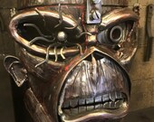 Eddie Ice Bucket - Steel Sculpture - Iron Maiden Metal Art - Iron Maiden Ice Bucket - The Seventh Son of a Seventh Son - Custom Ice Bucket
