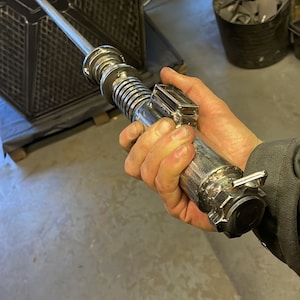 Luke Saber Metal Art - Metal Art - Custom Fire Stoker - Light Saber Fire Poker - Custom Fire Pit Tools - Custom Metal Art