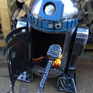 R2-D2 Fire Stoker - R2-D2 Fire Poker - Custom Fire Pit Tools