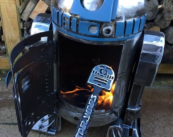 R2-D2 Fire Stoker - R2-D2 Fire Poker - Custom Fire Pit Tools