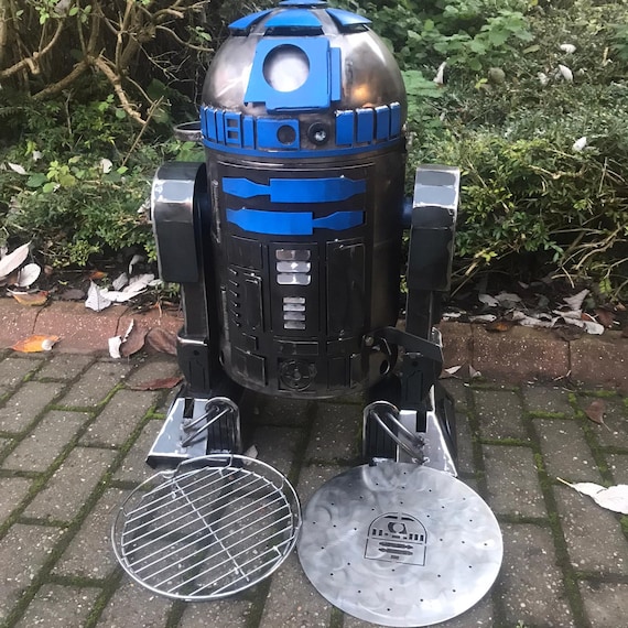 R2D2 Metal Art - Steel Sculpture - Pizza Oven - R2D2 Wood Burner