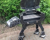 AT-AT Steel Sculpture - At-At Barbecue Grill - All Terrain Armored Transport BBQ - Star Wars Metal Art