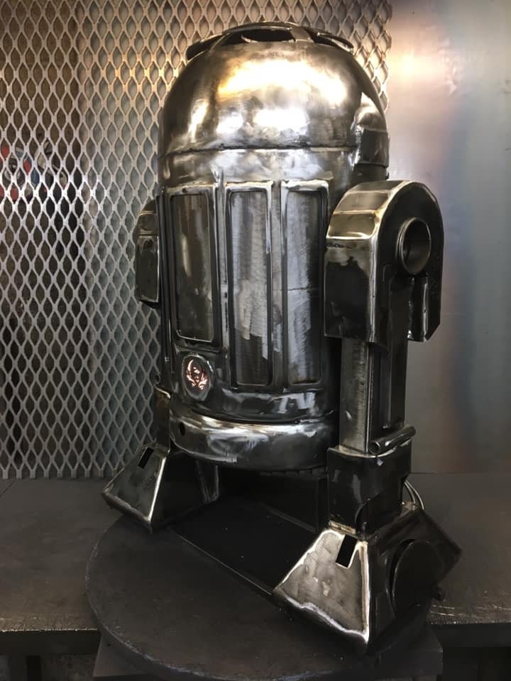 R2D2 Wood Burner R2D2 Fire Pit R2D2 Worlds Favourite - Etsy