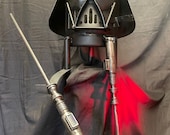 The Vader Q - Steel Sculpture - Custom Metal Art - Vader Grill - Metal Art - Vader BBQ - Themed BBQ - Outdoor Grill