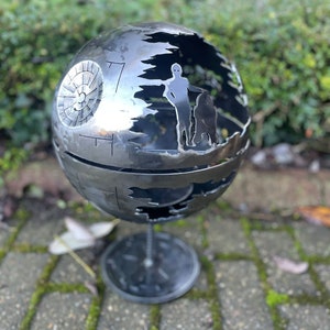 Death Star 300 - Death Star Tea Light Holder - Star Wars Interiors - Death Star Metal Art - Star Wars Gift - Death Star Candle Holder