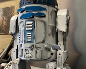 R2D2 Metal Art - R2D2 Wood Burner with Movie Paint Finish - R2D2 Fire Pit -  - Custom Metal Art - Fire Pit - Custom Steel Art