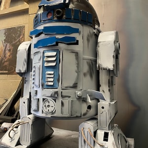 R2D2 Wood Burner with Movie Paint Finish - R2D2 Fire Pit - Worlds favourite Droid - Custom Metal Art - Fire Pit - Custom Fire Pit