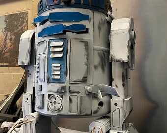 R2D2 Wood Burner with Movie Paint Finish - R2D2 Fire Pit - Worlds favourite Droid - Custom Metal Art - Fire Pit - Custom Fire Pit