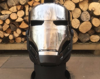 Iron Man Fire Pit - Iron Man Wood Burner - War Machine Fire Pit