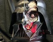 Battle Damaged Vader Fire Pit - Steel Sculpture - Anakin Vader Fire Pit - Outdoor Wood Burner