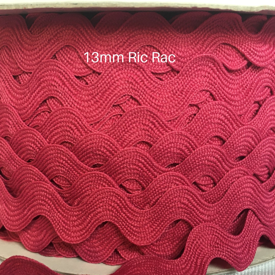 Ric Rac Trim 13mm Large Fuschia Bright Pink - Etsy