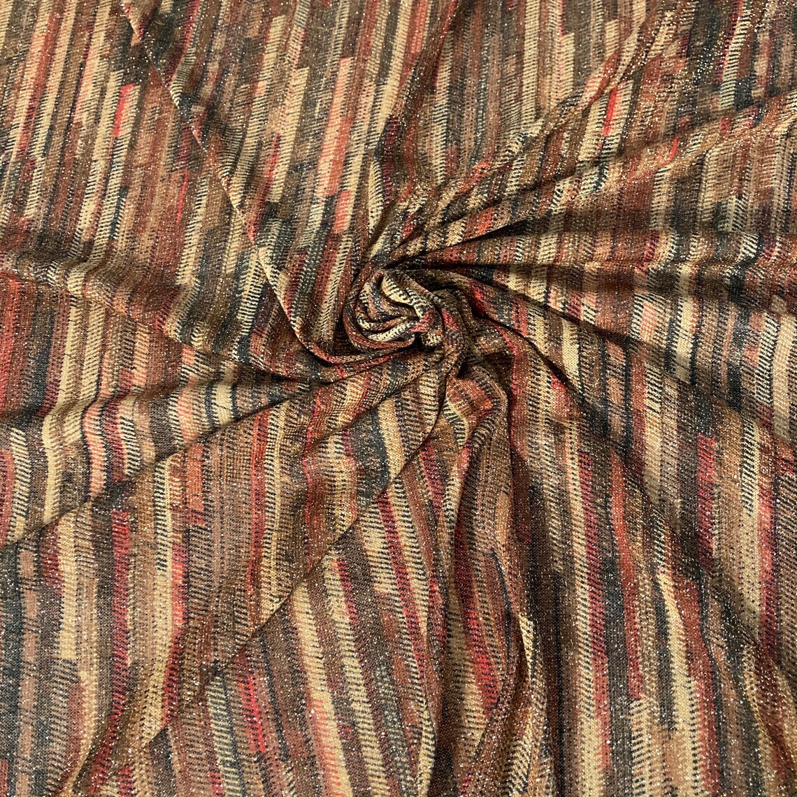 Stretch Dress Fabric Jersey Knit Lurex Metallic Sparkle Etsy