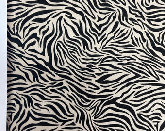 Viskose Jerseystoff Animal Print Zebra lila mint - Etsy Italia