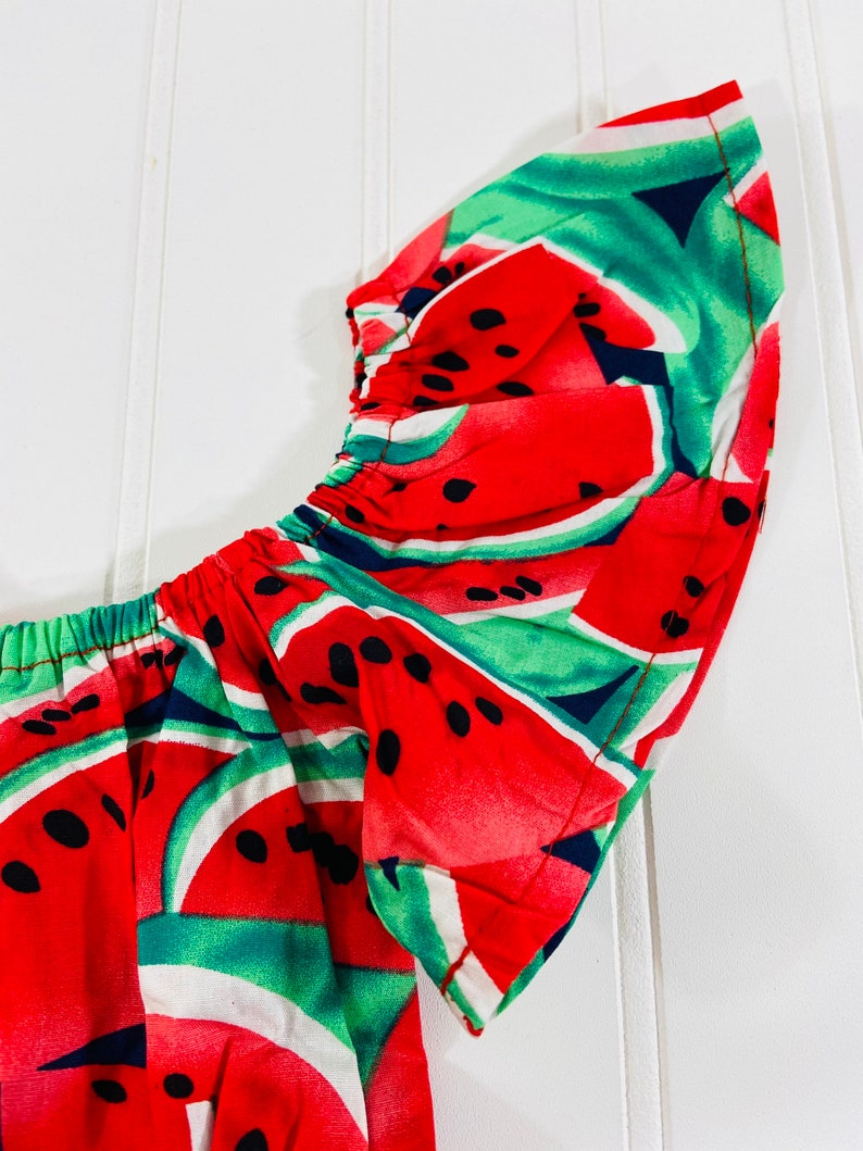 Baby Girl Watermelon Romperone in a Melon 1st Birthday Etsy