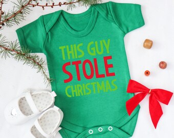 grinch baby sleepsuit