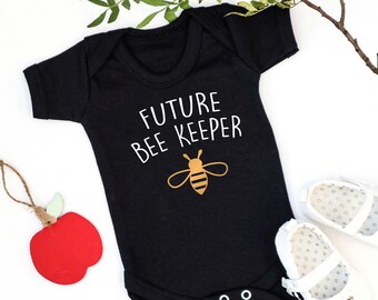 bumble bee baby sleepsuit