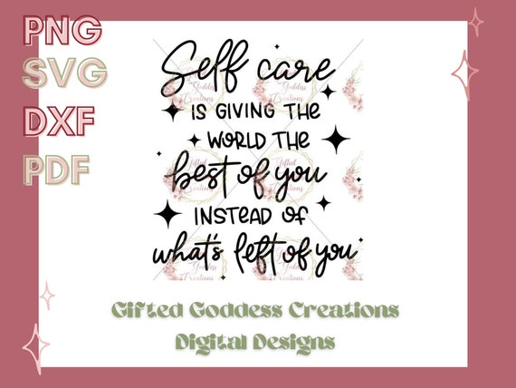 Self Care SVG/PNG