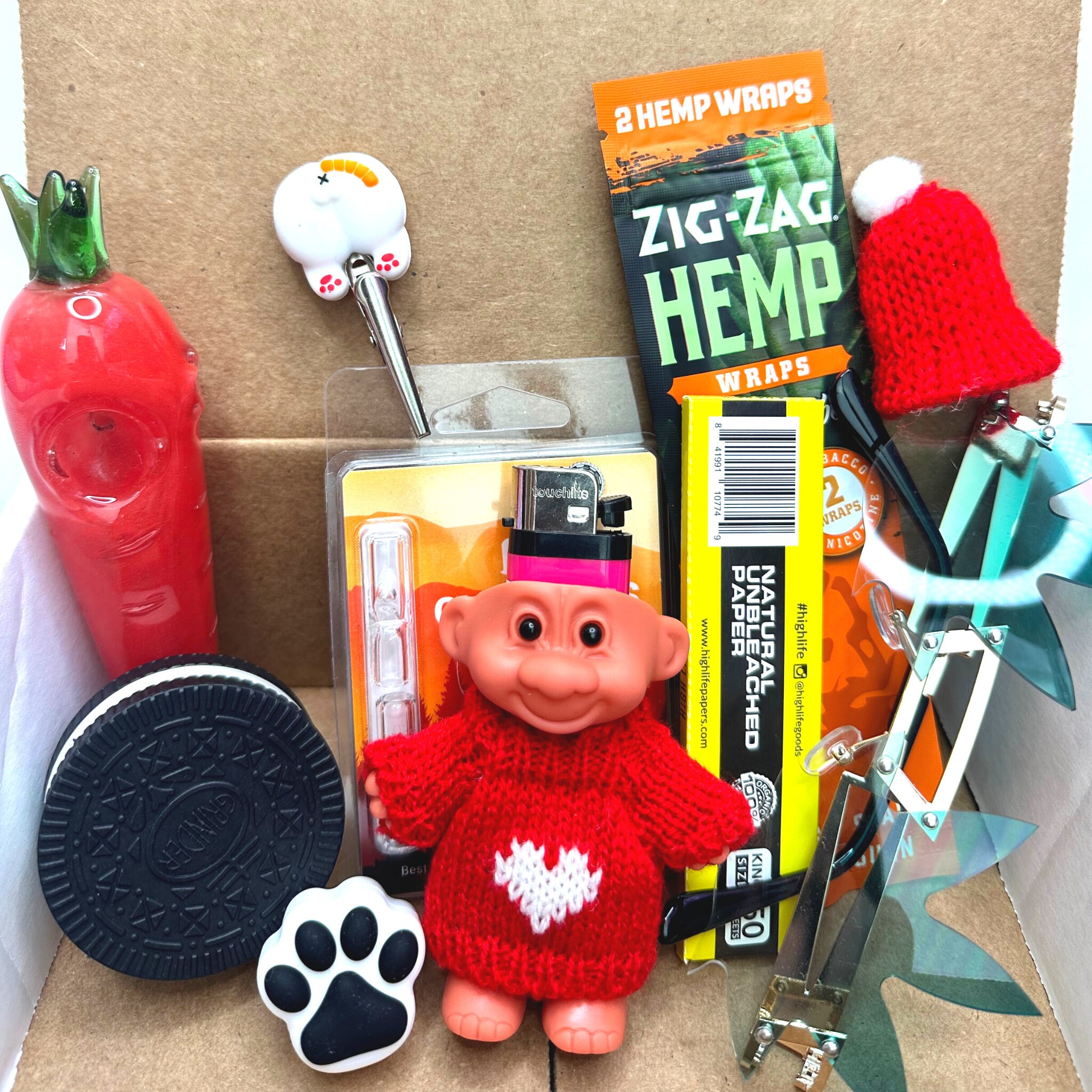 Cute Stoner Girl Box Stoney Babe Quirky Kief Box, Stoner Gift Box Set, Stoner Kit, Stash Box