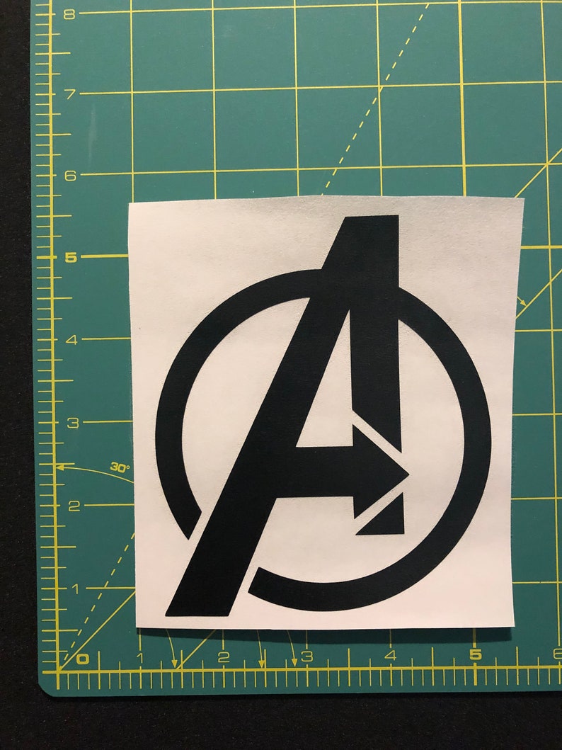 Avengers Symbol Decal Vinyl decal Car Laptop Window Decals | Etsy