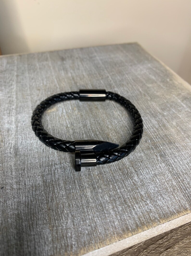 Mens Braided Bracelet Etsy