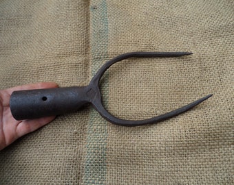 Antique Vintage Fork Pitchfork Rake Hand Forged Vintage