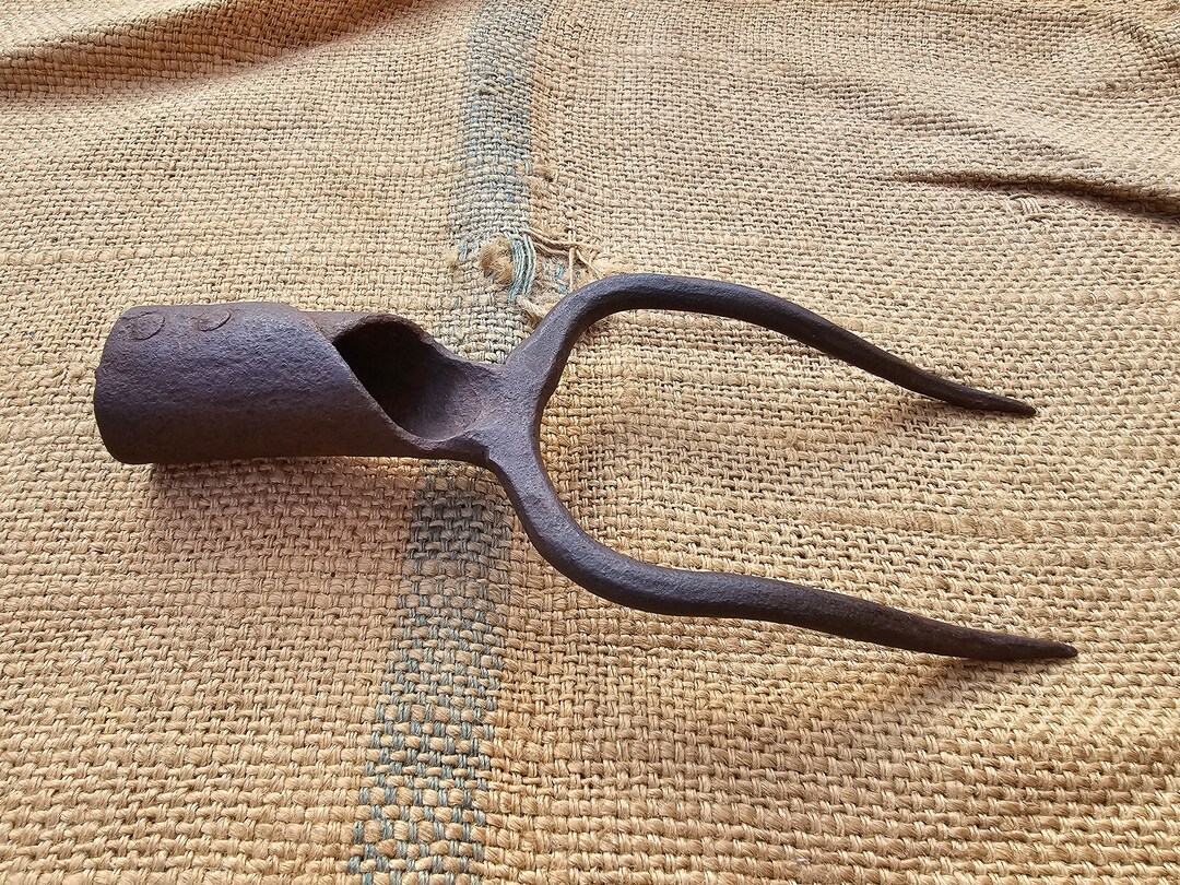 Big Antique Vintage Fork Pitchfork Rake Hand Forged Vintage - Etsy