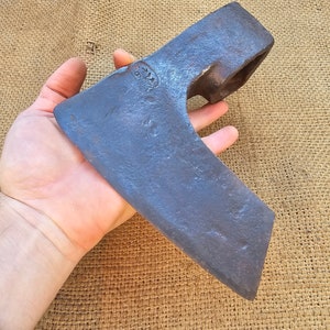 Communistisch symbool "SIKKEL EN HAMER" Vinatge bebaarde bijlkop Viking Bushcraft kapsplijtkapbijl