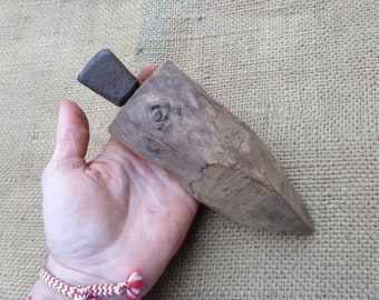 Antique Vintage Scythe Sickle Sharpening Peening Anvil Blacksmith Hand Forged