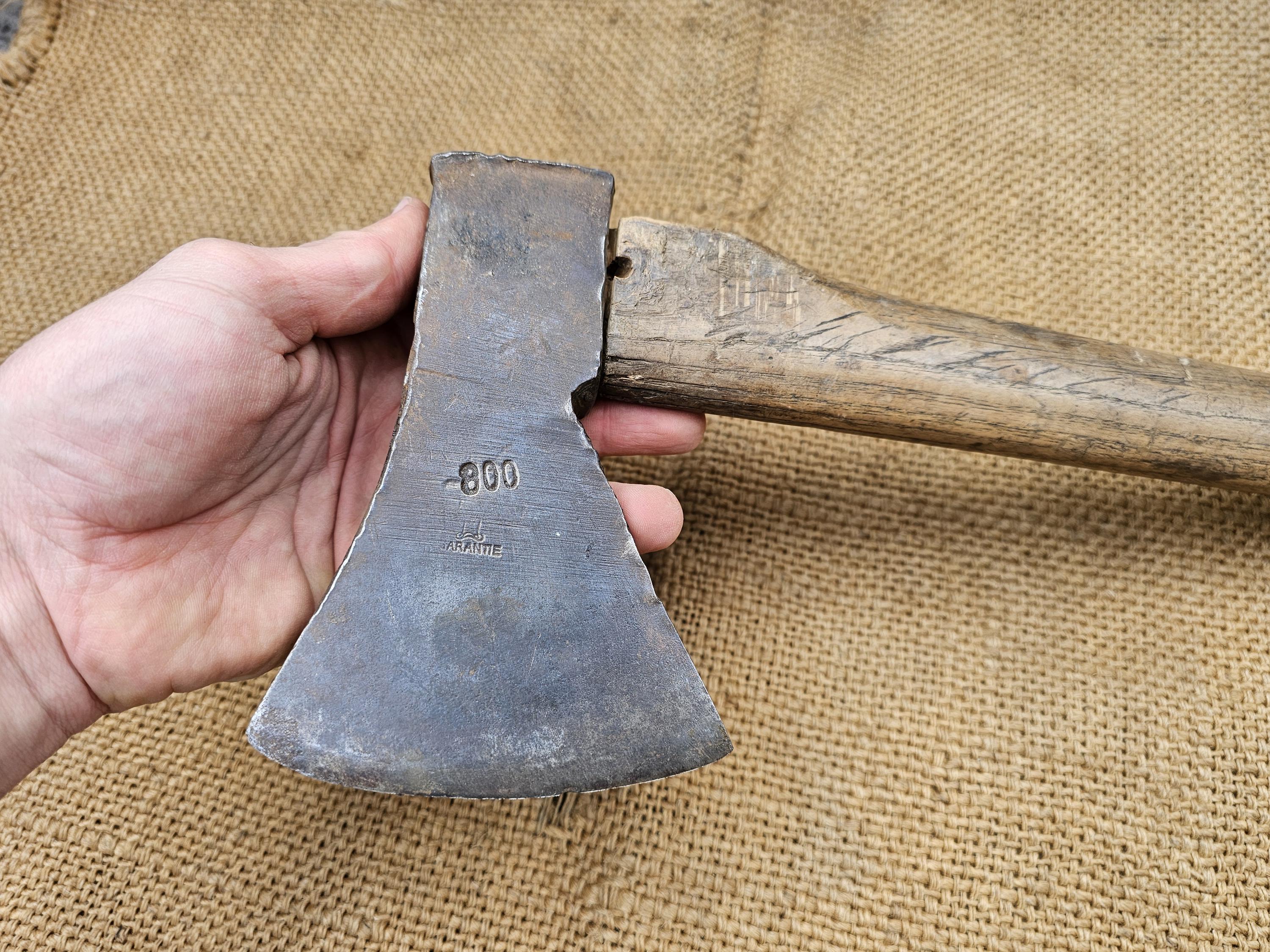 GRANDE GARANTIE GRUNSPECHT VINTAGE HACHE HEAD WORDER
