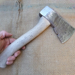 Small Vintage German Rheinland Axe Bushcraft camping Hatchet