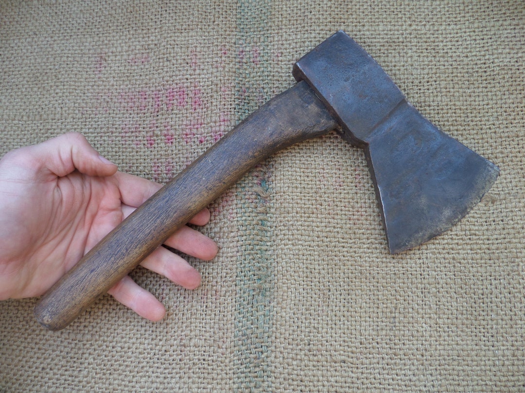 Small German Vintage Axe Hatchet Bushcraft Woodcraft Tactical Etsy