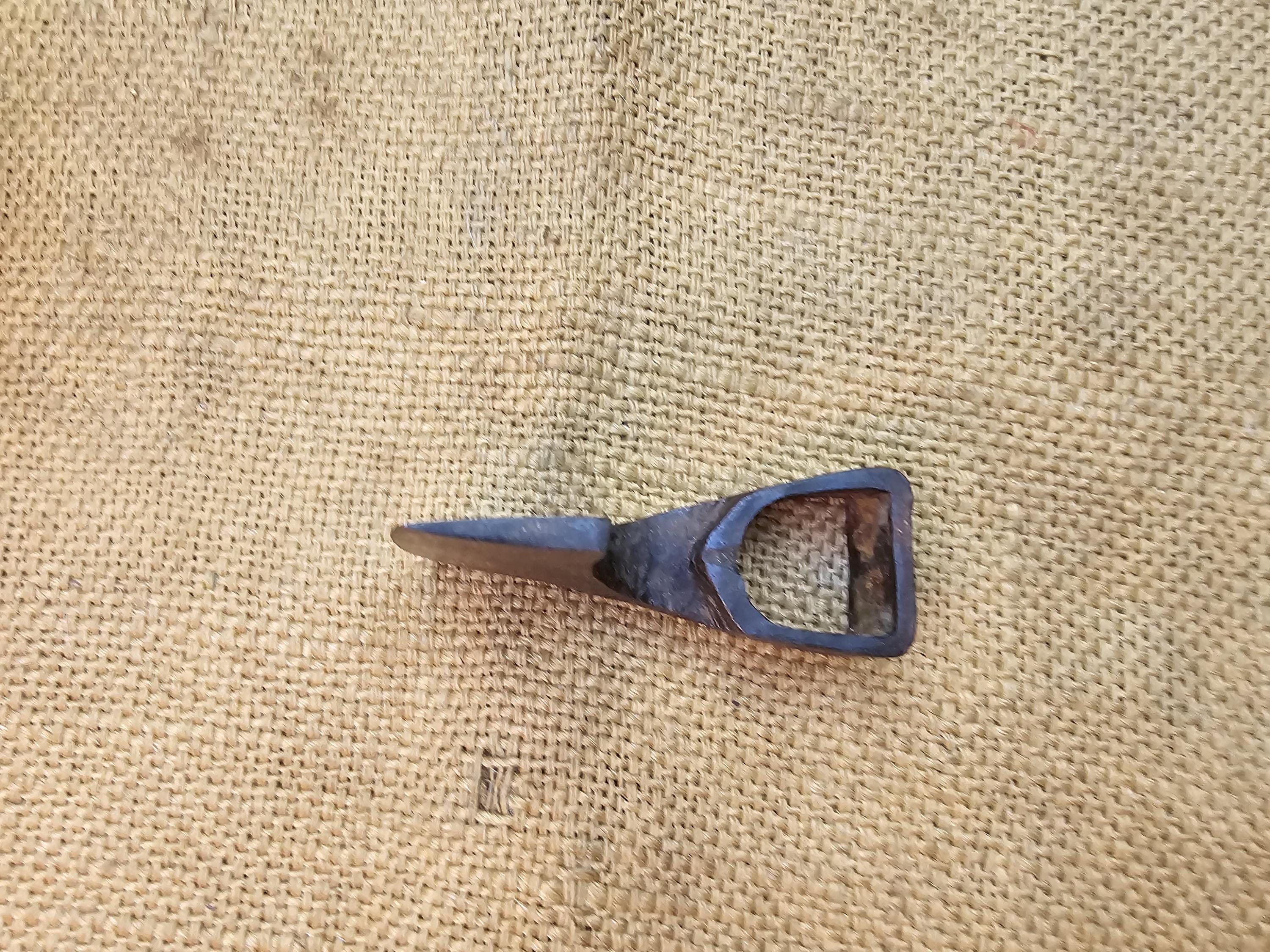 Petite Hachette Ancienne Forgée Main - Tête De Hache Vintage Style Viking - Tomahawk Barbu - Occasion