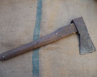 Rare Vintage German Axe Woodworking Bushcraft Carpenter Wood Carving