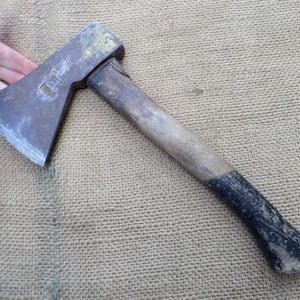 Free Shipping Small Vintage German Axe &quot;Adler&quot; Hatchet Bushcraft Antique
