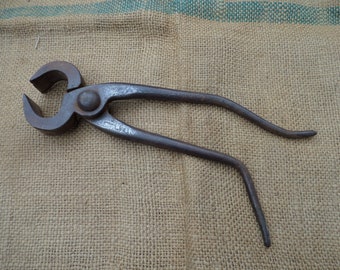 Grande pince de coupe antique Nippers outil vintage Large