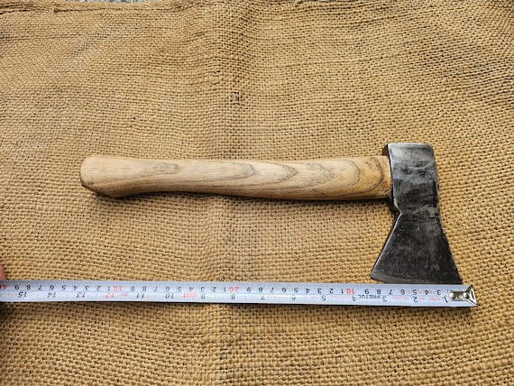 Hacha Ochsenkopf vintage: hacha Tomahawk alemana forjada a mano