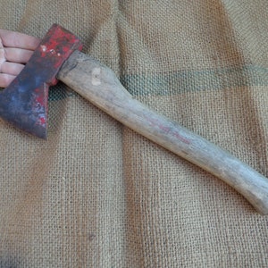 Vintage &quot;GEBR. PANDEL&quot; German Axe Hatchet Camping Board Woodworking Antique Felling