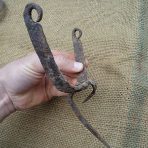 Very Rare antique Calf Spiked Muzzle Hand Made Blacksmith Hand Forged Farm Tool