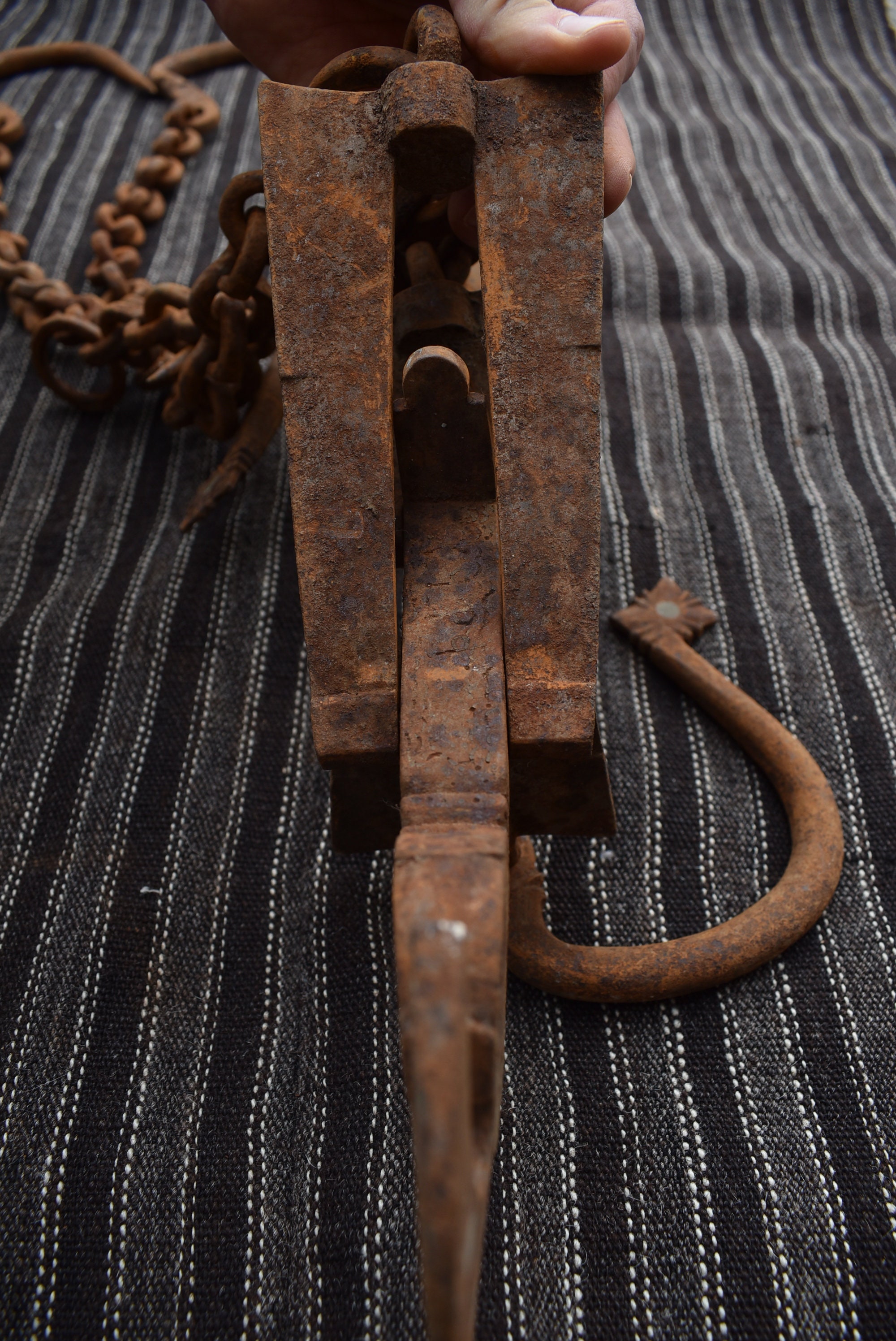 Huge Vintage Antique Steelyard Balance Scale Etsy