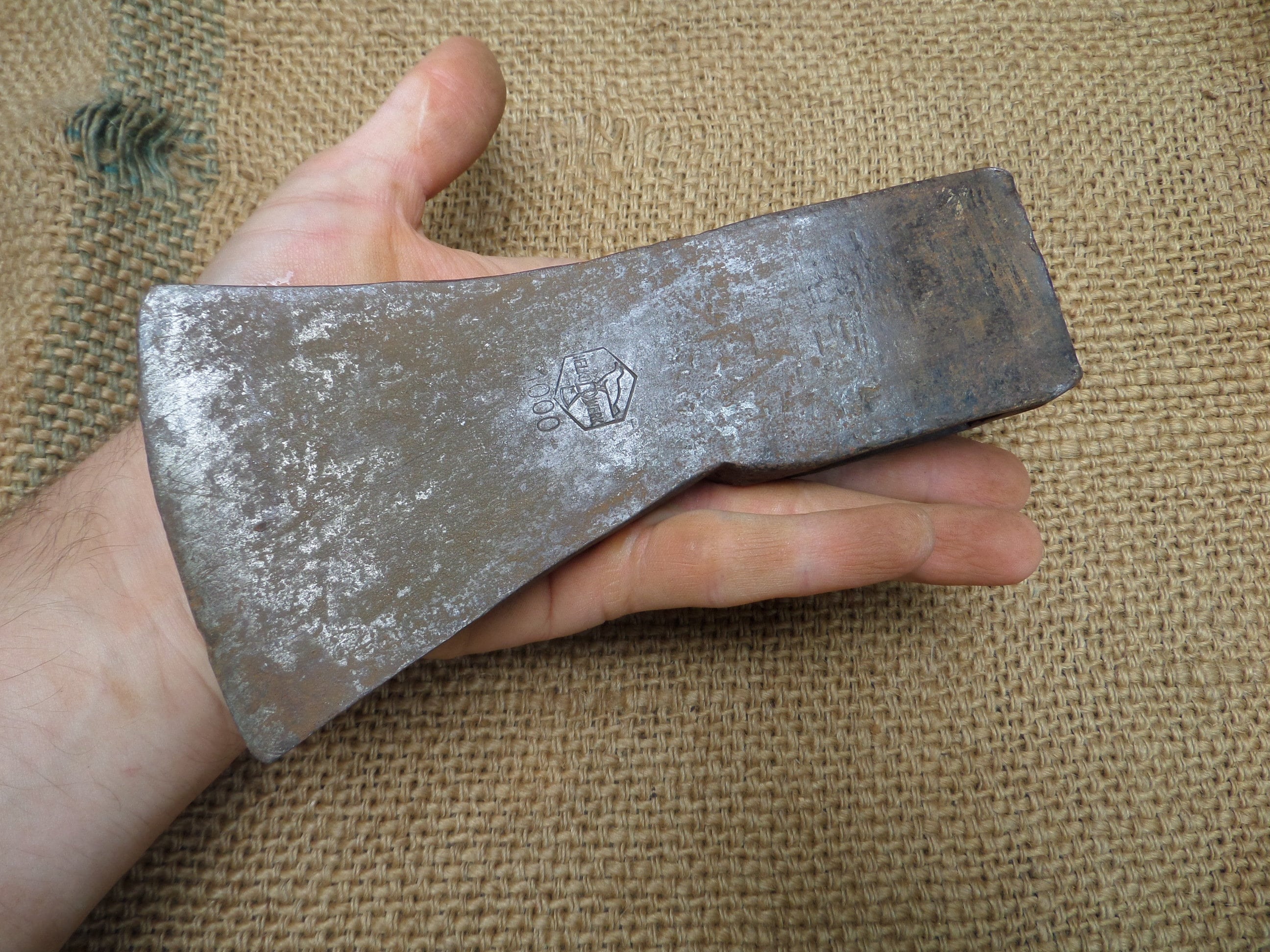 Large Vintage Germa Axe Carl Helsper Helko Werk Felling