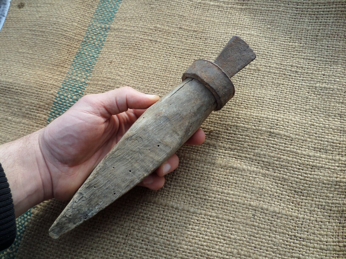 Antique Vintage Scythe Sickle Sharpening Peening Anvil Etsy