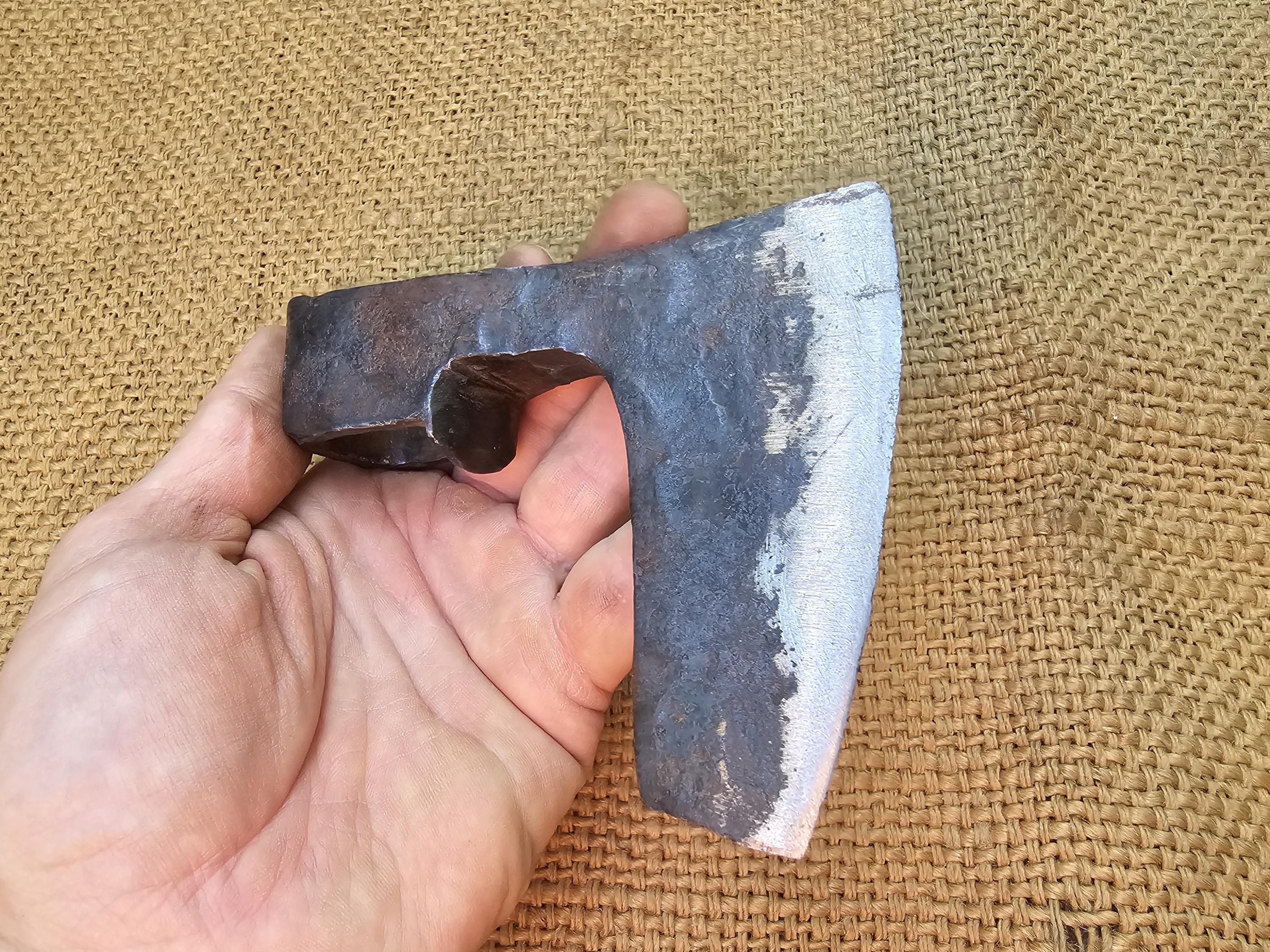 Petite mini hache viking antique forgée à la main, tête de hache vintage - France