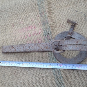 Small Antique Vintage Rat Mouse Mice Animal Trap Blacksmith Hand Forged Wrought Iron